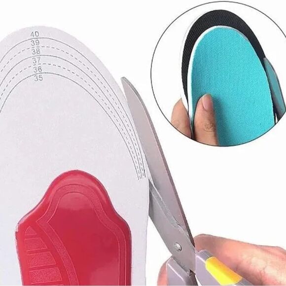 Foot Orthotics Insoles Arch Support Shoe Inserts Cuttable Special Shaped Breath - Picture 6 of 11